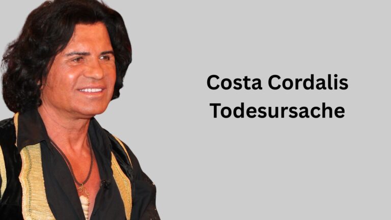 Costa Cordalis Todesursache