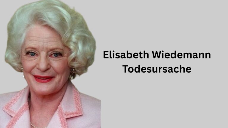 Elisabeth Wiedemann Todesursache