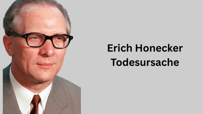Erich Honecker Todesursache