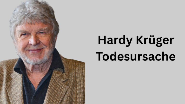 Hardy Krügers Todesursache
