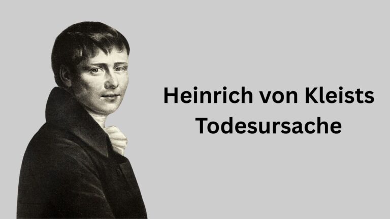 Heinrich von Kleists Todesursache