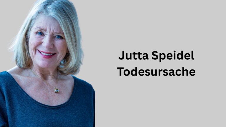 Jutta Speidel Todesursache