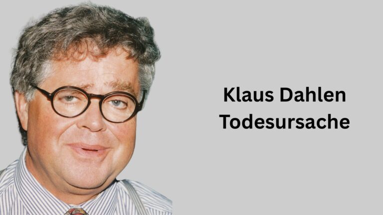 Klaus Dahlen Todesursache