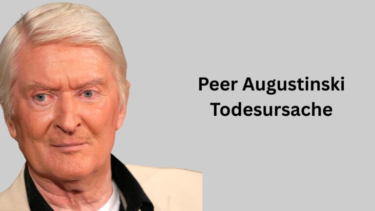 Peer Augustinski Todesursache