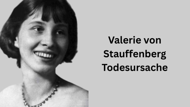 Valerie von Stauffenberg Todesursache