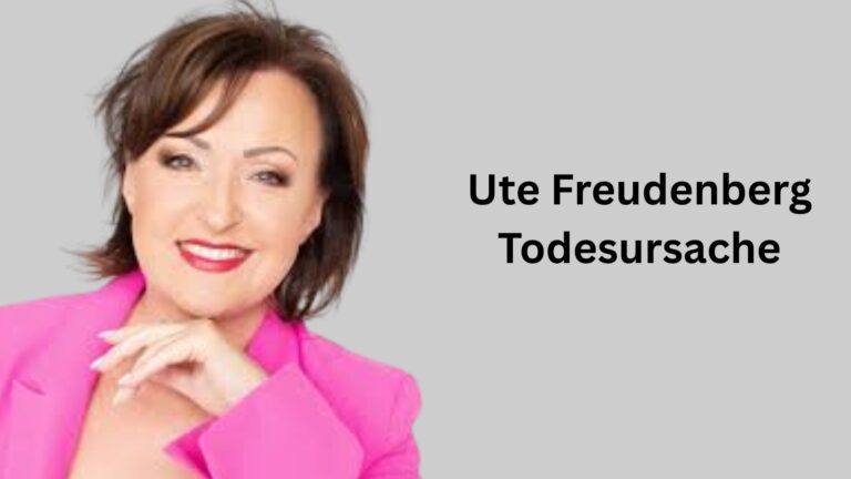 Ute Freudenberg Todesursache