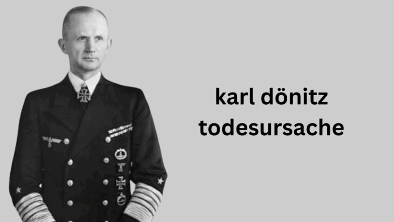 Karl Dönitz Todesursache